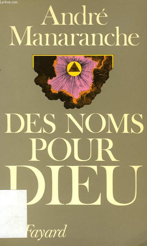 DES NOMS POUR DIEU