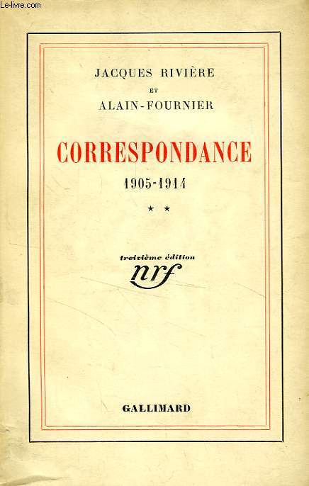 CORRESPONDANCE, 1906-1914, TOME II (1906)