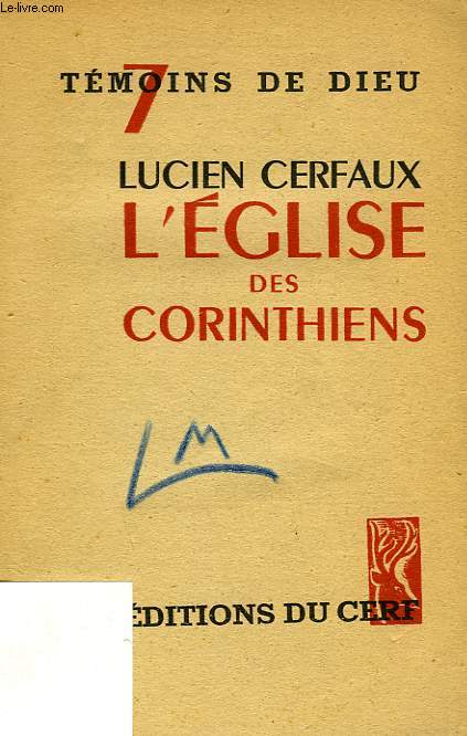 L'EGLISE DES CORINTHIENS