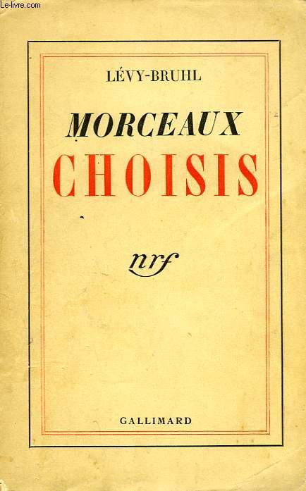 MORCEAUX CHOISIS