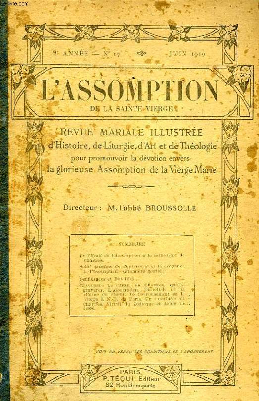 L'ASSOMPTION DE LA SAINTE VIERGE, 2e ANNEE, N° 17, JUIN 1919