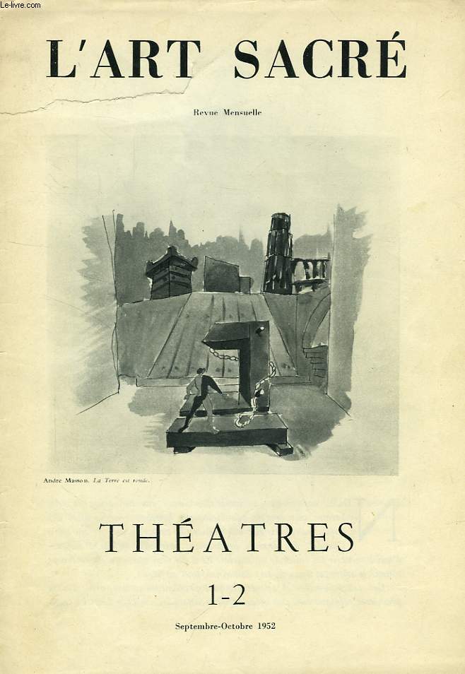 L'ART SACRE, N 1-2, SEPT.-OCT. 1952, THEATRES