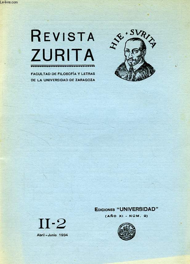 REVISTA ZURITA, II-2, ABRIL-JUNIO 1934