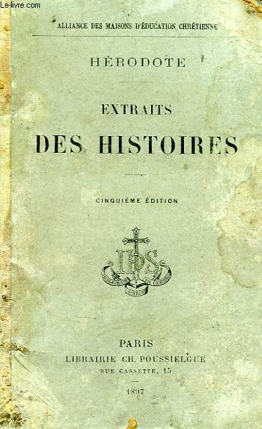 EXTRAITS DES HISTOIRES D'HERODOTE