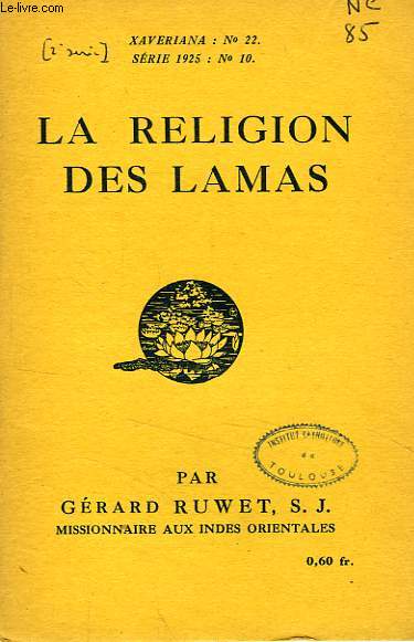 LA RELIGION DES LAMAS