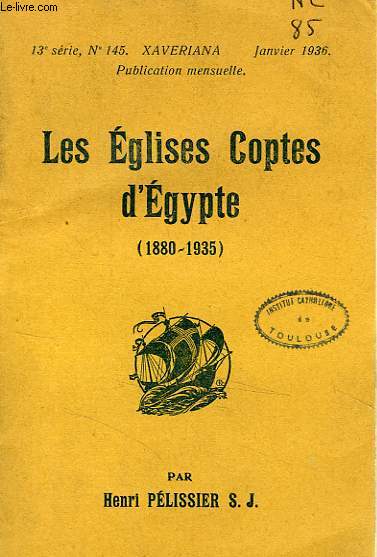 LES EGLISES COPTES D'EGYPTE (1880-1935)