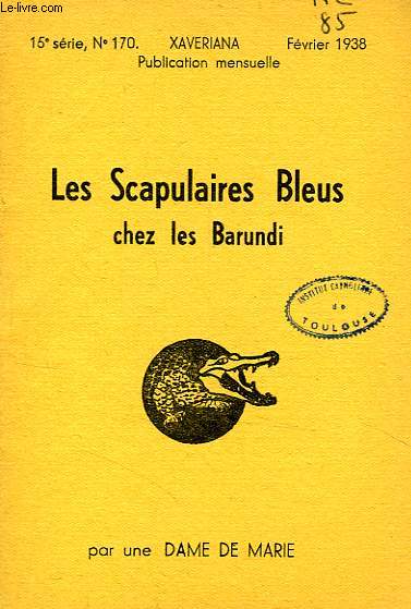 LES SCAPULAIRES BLEUS CHEZ LES BARUNDI