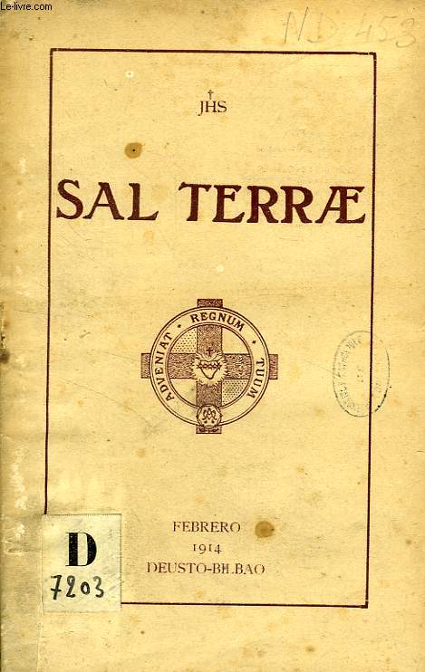 SAL TERRAE, TOMO III, N 26, FEB. 1914