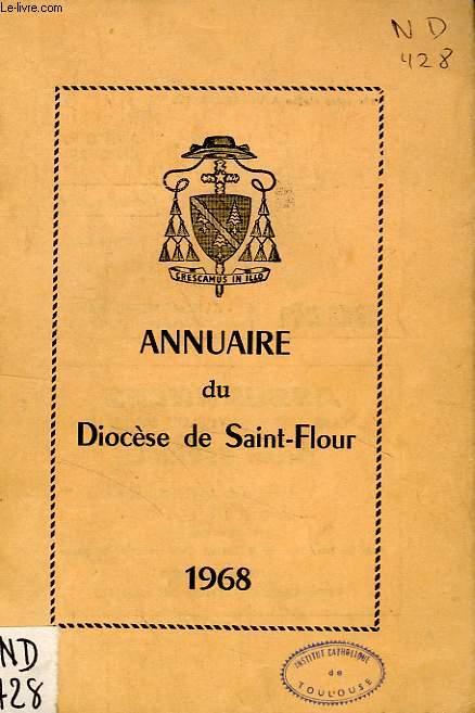 ANNUAIRE DU DIOCESE DE SAINT-FLOUR, 1968