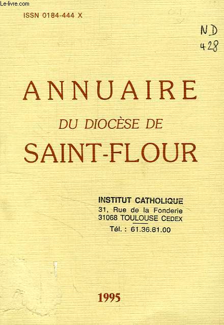 ANNUAIRE DU DIOCESE DE SAINT-FLOUR, 1995