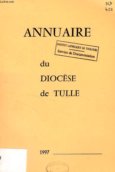 ANNUAIRE DU DIOCESE DE TULLE, 1997