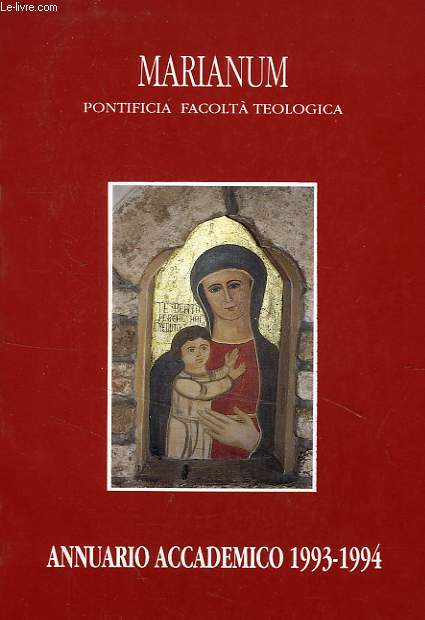 MARIANUM, PONTIFICIA FACOLTA' TEOLOGICA, ANNUARIO ACCADEMICO 1993-1994