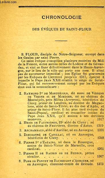 ANNUAIRE DU DIOCESE DE SAINT-FLOUR, 1900-1904 (SANS TITRE)