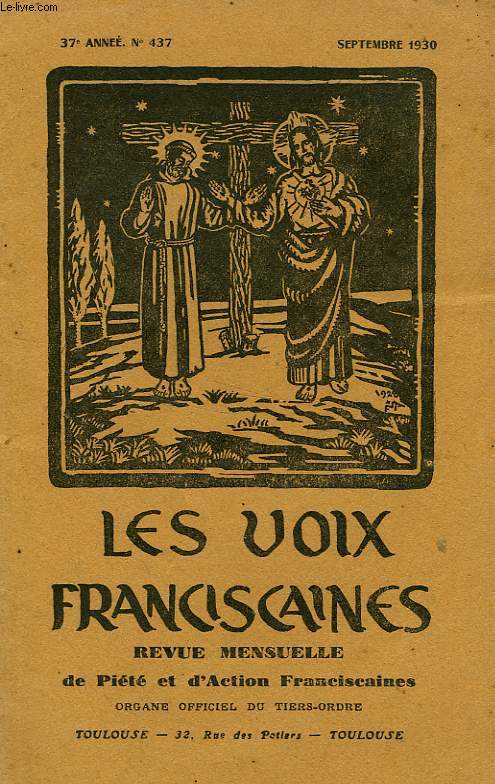 LES VOIX FRANCISCAINES, 37e ANNEE, N° 437, SEPT. 1930