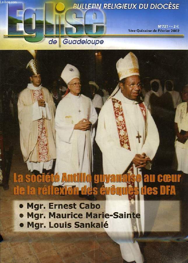 EGLISE DE GUADELOUPE, 2002-2004, 21 NUMEROS (INCOMPLET)