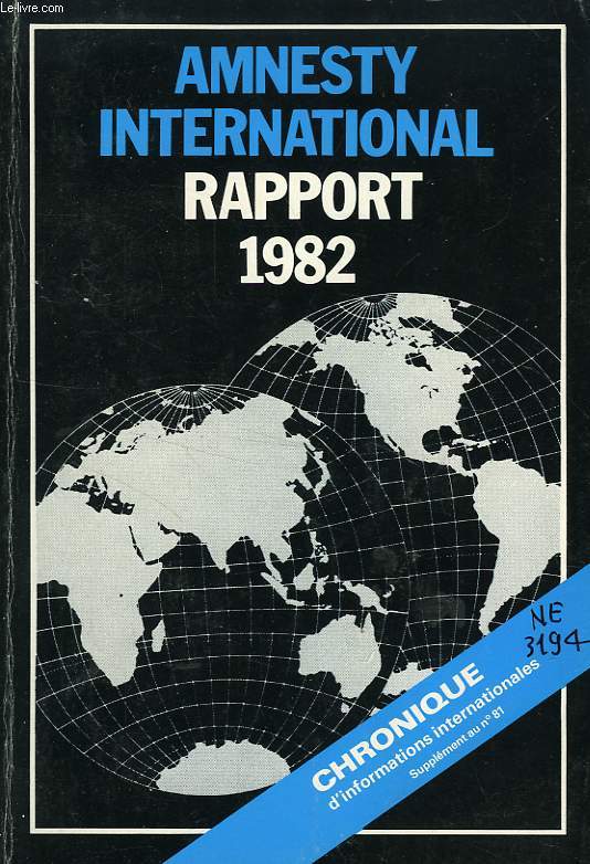 AMNESTY INTERNATIONAL, RAPPORT 1982