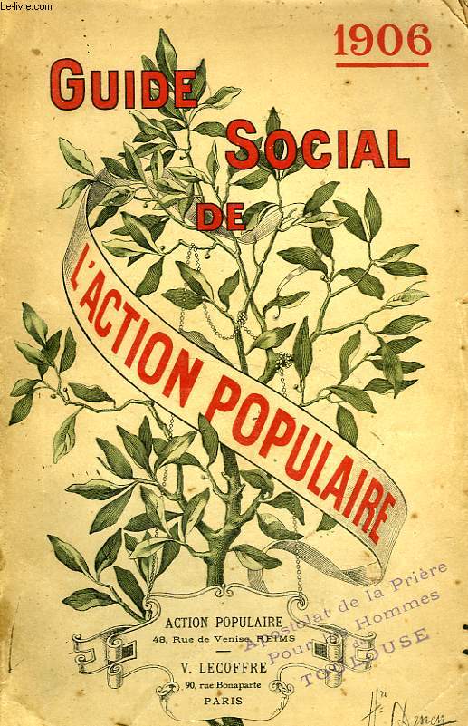 GUIDE SOCIAL DE L'ACTION POPULAIRE, 1906