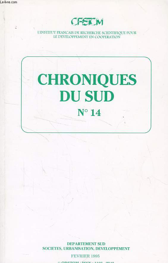 CHRONIQUES DU SUD, N 14, FEV. 1995