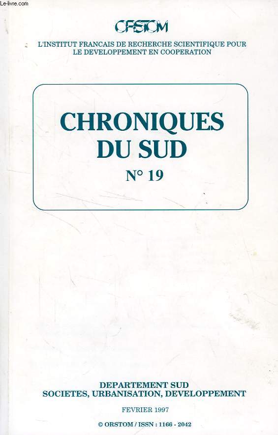 CHRONIQUES DU SUD, N 19, FEV. 1997