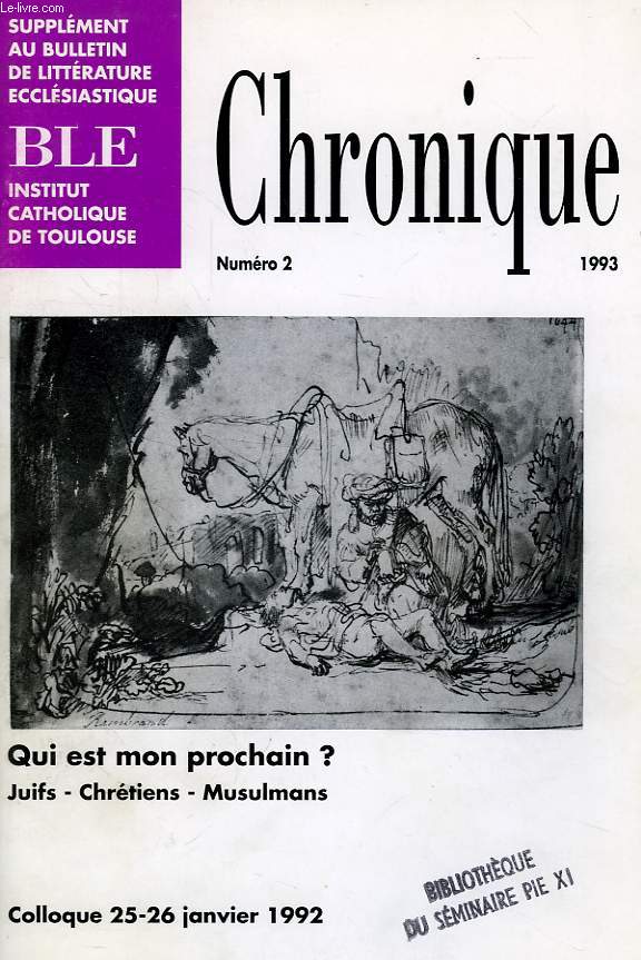 CHRONIQUE, N 2, 1993