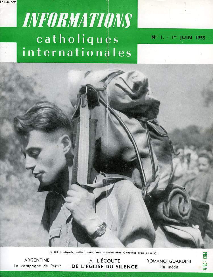 INFORMATIONS CATHOLIQUES INTERNATIONALES, 1955-1983, 28 ANNEES (INCOMPLET)