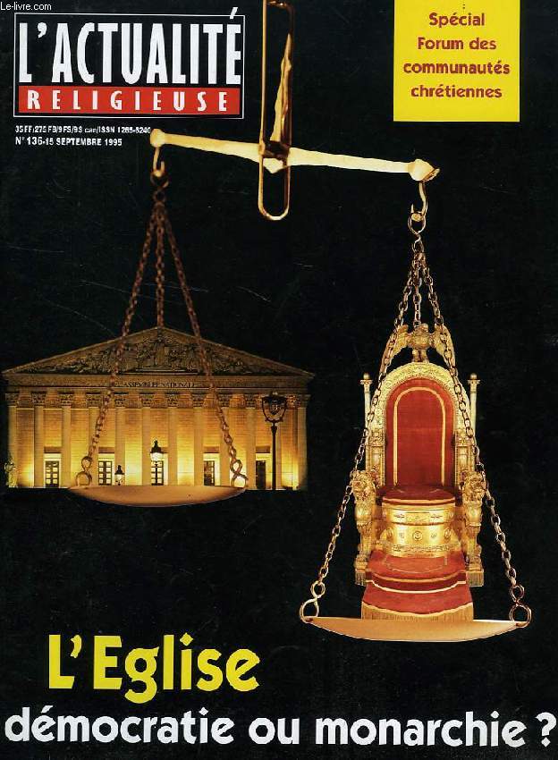 L'ACTUALITE RELIGIEUSE, N 136, SEPT. 1995