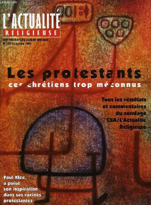 L'ACTUALITE RELIGIEUSE, N 137, OCT. 1995