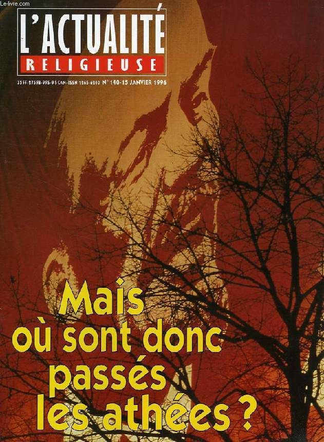 L'ACTUALITE RELIGIEUSE, N 140, JAN. 1996