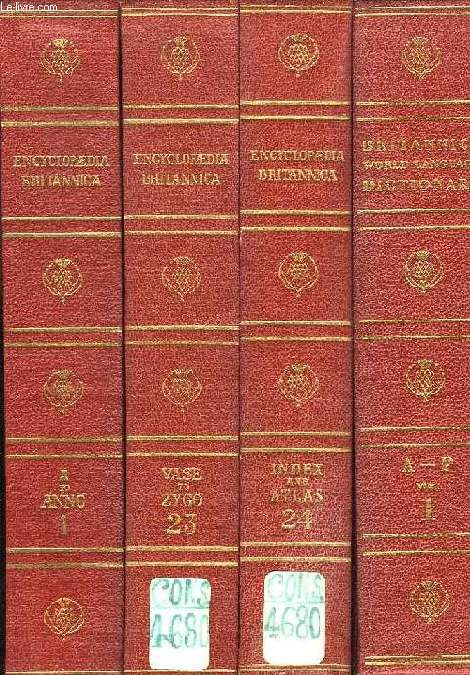 ENCYCLOPAEDIA BRITANNICA, 28 VOLUMES, A NEW SURVEY OF UNIVERSAL KNOWLEDGE (WITH THE WORLD LANGUAGE DICTIONARY IN 2 VOL. & THE EVENTS OF 1962 & 1963 IN 2 VOL.)