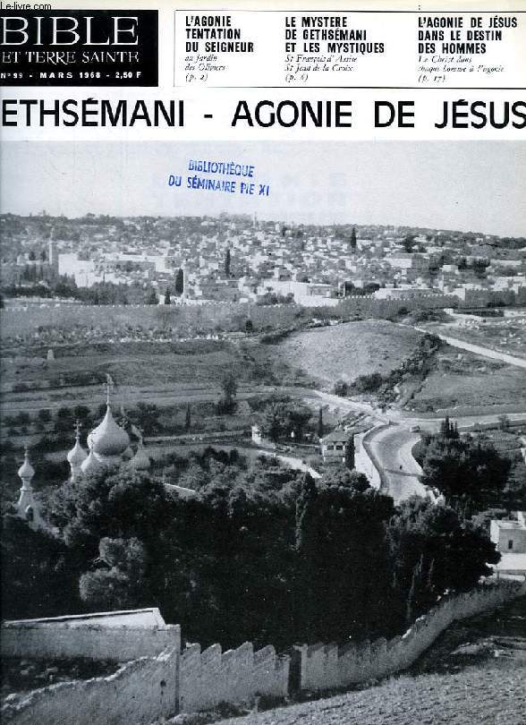 BIBLE ET TERRE SAINTE, N 99, MARS 1968