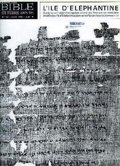 BIBLE ET TERRE SAINTE, N 112, JUIN 1969
