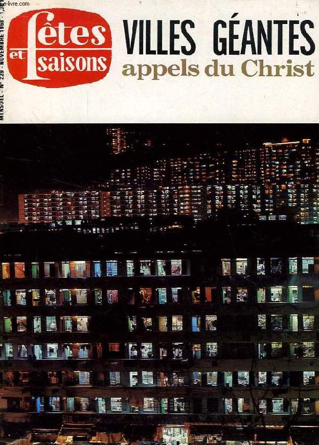 FETES ET SAISONS, N 229, NOV. 1968
