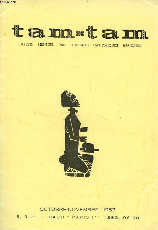 TAM-TAM, 6e ANNEE, OCT.-NOV. 1957