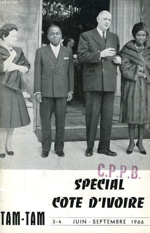 TAM-TAM, N 3-4, JUIN-SEPT. 1966, N SPECIAL COTE D'IVOIRE