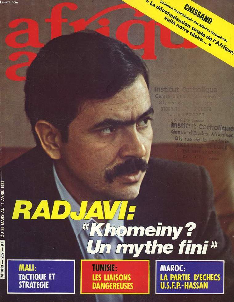 AFRIQUE ASIE, N 262, AVRIL 1982