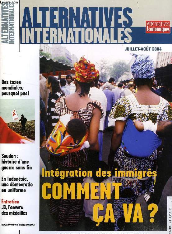 ALTERNATIVES INTERNATIONALES, N 15, JUILLET-AOUT 2004