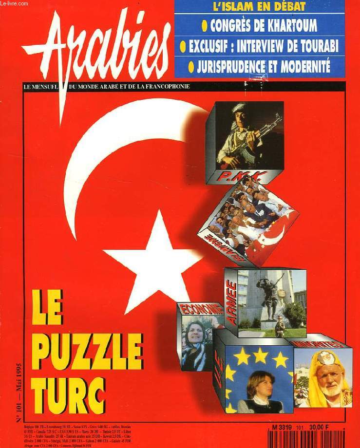 ARABIES, N 101, MAI 1995, LE MENSUEL DU MONDE ARABE ET DE LA FRANCOPHONIE