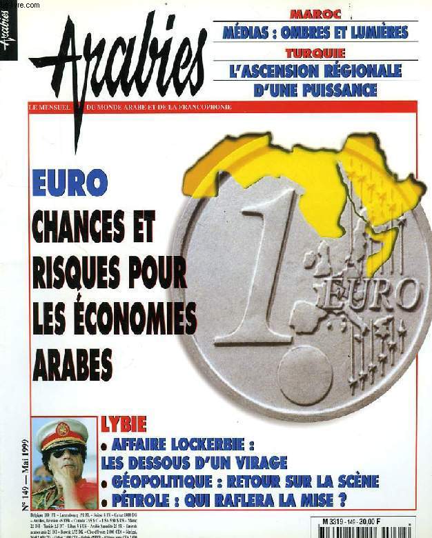 ARABIES, N 149, MAI 1999, LE MENSUEL DU MONDE ARABE ET DE LA FRANCOPHONIE