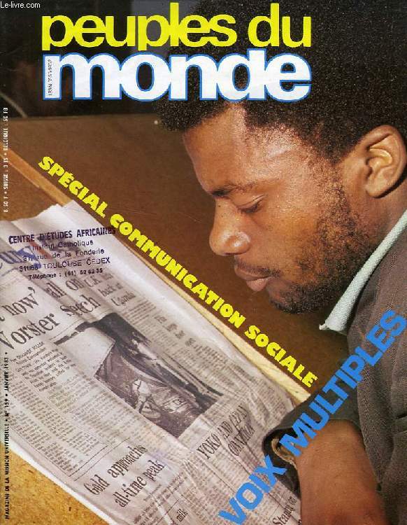 PEUPLES DU MONDE, N 159, JAN. 1983