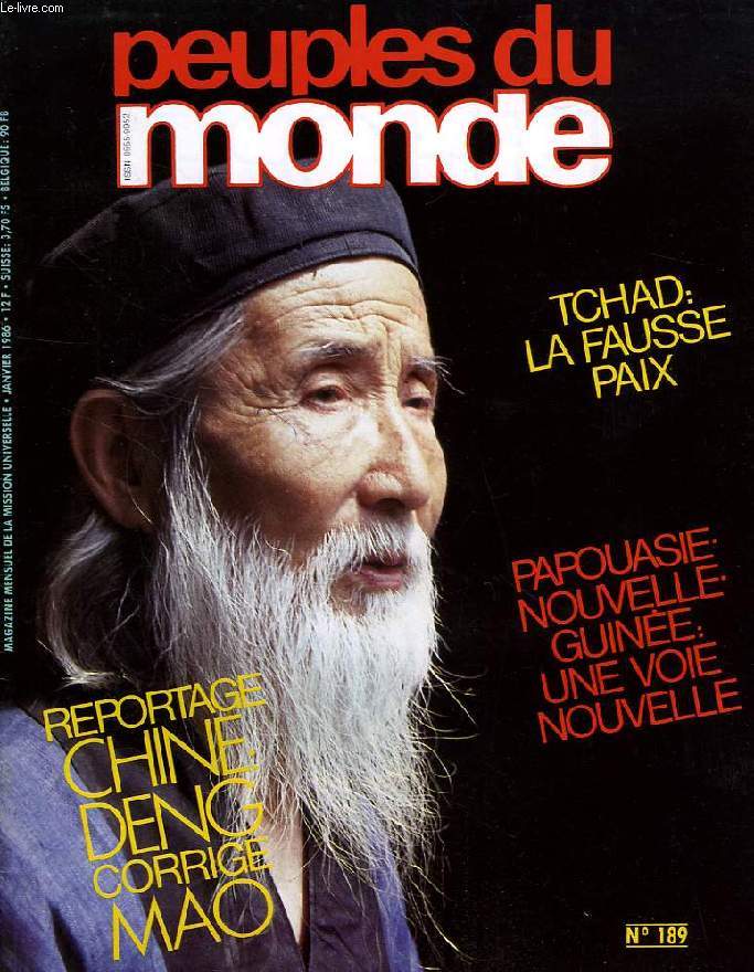 PEUPLES DU MONDE, N 189, JAN. 1986