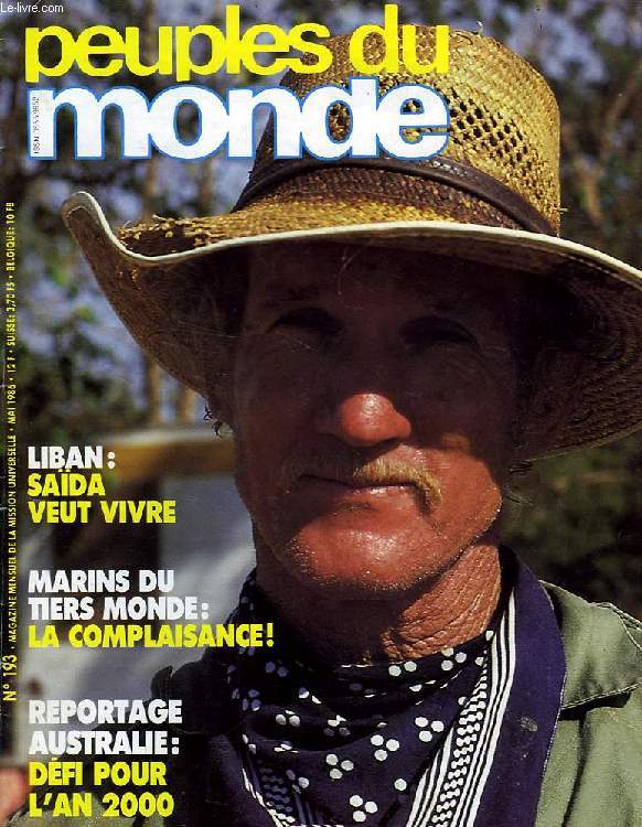 PEUPLES DU MONDE, N 193, MAI 1986
