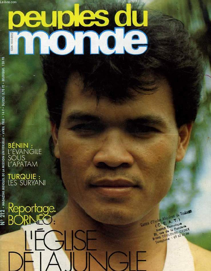 PEUPLES DU MONDE, N 212, AVRIL 1988