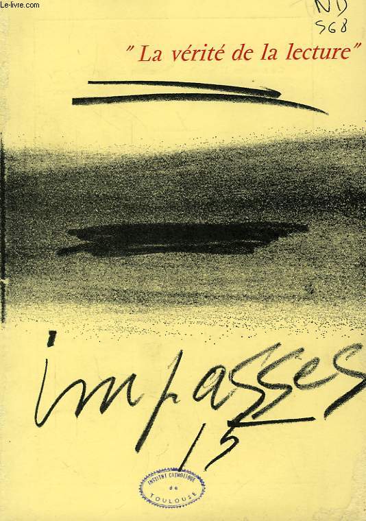 IMPASSES, N 15