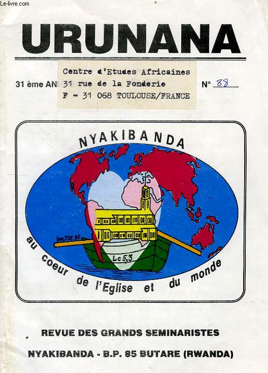 URUNANA, 31e ANNEE, N 88, NOEL 1997