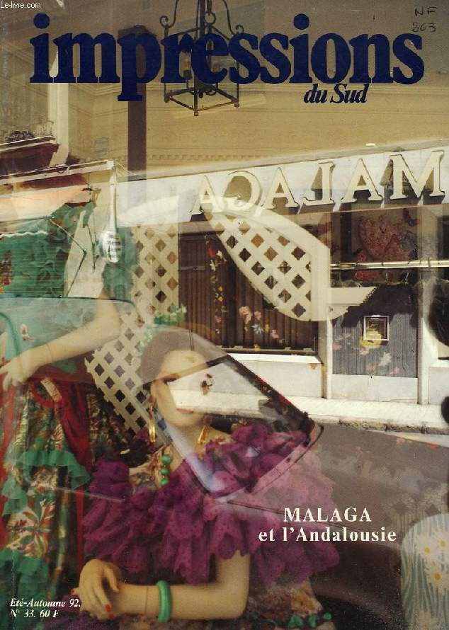 IMPRESSIONS DU SUD, N 33, ETE-AUTOMNE 1992