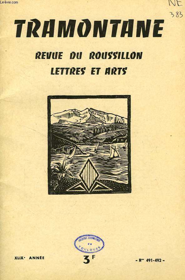 TRAMONTANE, XLIXe ANNEE, N 491-492, 1966