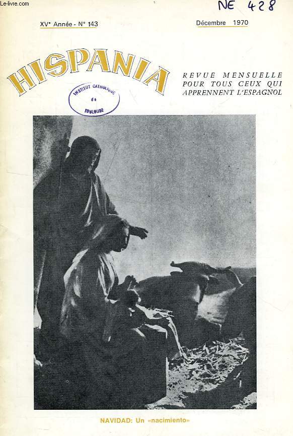 HISPANIA, XVe ANNEE, N 143, DEC. 1970