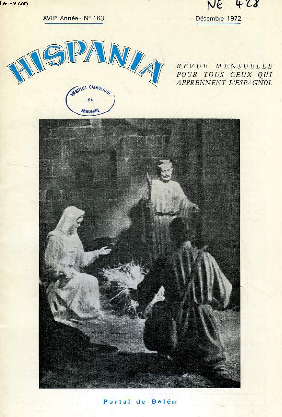 HISPANIA, XVIIe ANNEE, N 163, DEC. 1972