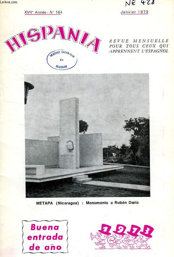 HISPANIA, XVIIe ANNEE, N 164, JAN. 1973