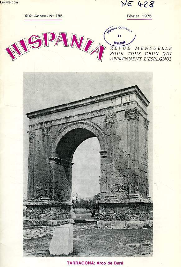 HISPANIA, XIXe ANNEE, N 185, FEV. 1975